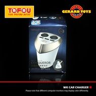WK DESIGN Saver Conqueror Car Charger WK Remax WP-C05Design Original