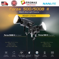 NANLITE FORZA 500B II /500 II / DAYLIGHT / BICOLOR  500W LED Spot Light 500II B 500BII (100% Origina