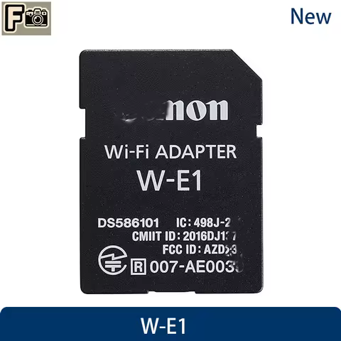 New Genuine W-E1 Wi-Fi Adapter For Canon EOS 5DS 5DS R EOS 7D Mark II DSLR Camera WE1 W-e1