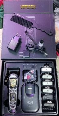 ปัตตาเลี่ยนตัดผม Wmark NG-130 ฟันรองแถม 6 เบอร์ มี3สี