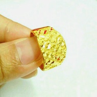 Pure 999 Gold Plated Cincin Lebar Ring
