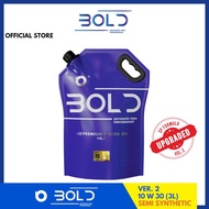 Bold 10w30 3L/4L Semi Synthetic SP Engine Oil Car Lubricant 10w-30 Perodua Proton Nissan Honda
