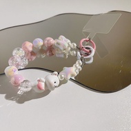 Cute Bear Doll Star Chain Keychain Bead Chain ccd Lanyard Bear Doll Star Chain Keychain Keychain Duv