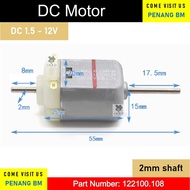 Motor DC Arduino 12V , Paksi Berganda  Arduino DC Motor 12V | Mid Side, Double Shaft