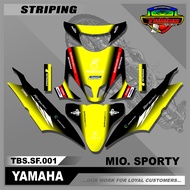 Sticker Decal Full Body MIO SPORTY - Sticker Decal MIO SPORTY Motif Petronas. TBS.SF.001