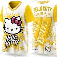 3d Printed Hello Kitty Jersey Clothes For Men's Sports Sleeveless Kid Jersey Y2K Tank Tops Women Jer