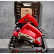 PROMO!!! LEBIH HEMAT ALAT TUKANG KAYU Electric Planner Mesin Serut Kayu + Bor set koper