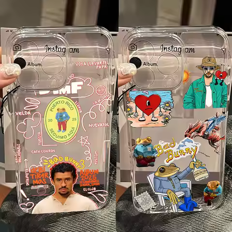 DTMF Debí Tirar Más Fotos b-bad b-bunny Phone Case For iPhone 17 16 16e 15 14 13 12 11 Pro Max 7 8 A