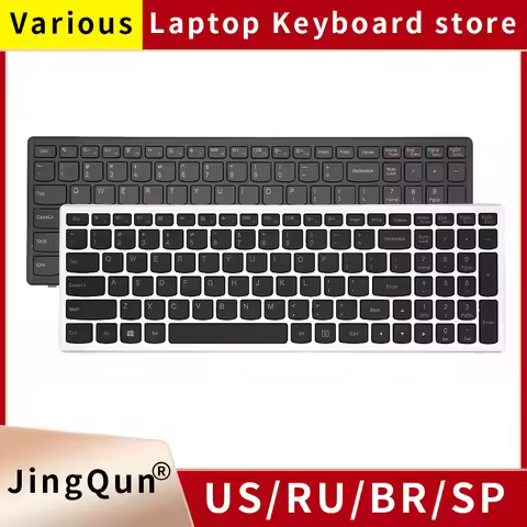Original US Russian Laptop Keyboard For Lenovo IdeaPad G500S S500 G505S Z501 S510P Z505 Z510 Flex 15