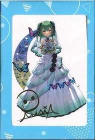 特價 潤羽露西婭 生日紀念 2022 複製簽名 明信片 HOLOLIVE VTUBER