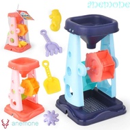 ANEMONE Beach Toys, Safety Blue Children Sand Toys, Fun ABS Pink Sand Play Set Outdoor