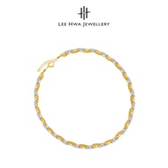 Lee Hwa Jewellery 916 Gold Duo-Tone Bead Necklace