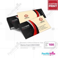 Customized Printing Name Card/Kad Nama Percetakan Tersuai (260gsm Art Card)