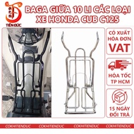 Middle bag of Honda Cub 125 Black Powder Coated Nam Phat Ba ga Cup Cup C125 Hull Motorcycle Accessor