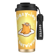 Gudetama 500ml 316 Stainless Steel Double Drink Coffee Mug, Portable Insulated Tumbler, Ideal Gift f
