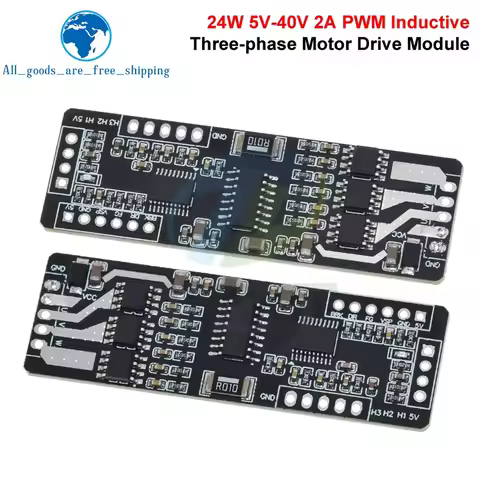 BLDC 24W Motor Driver Board 5-40V 2A Speed Controller with Hall Sensor Control for Brushless DC Moto