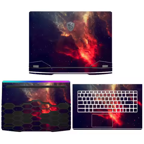 Laptop Skin for MSI GF66 GF76 GE76 GS76 GL76 GE78 GE68 GP68 Anti-dust Vinyl Stickers for MSI GL66 GS