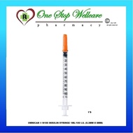 OMNICAN ® N100 INSULIN SYRINGE 1ML/100 I.U. (0.3MM X 8MM) 1'S (EXP:04/2031)