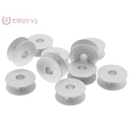[UtilizingS] 10pcs 21mm Industrial Aluminum Bobbins For Singer Brother Sewing Machine Tools new