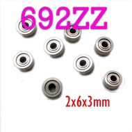 Bearing Deep Groove Ball Shielded 692ZZ 2x6x3mm