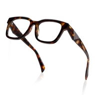 Kimorn Women's Blue Light Blocking UV400 Protection Glasses - High Quality Eyewear, Angular Frame, S