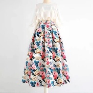 2024 New Style Thin Pettiskirt High Waist Slimmer Look With Pockets Covering Flesh Skirt Ethnic Styl