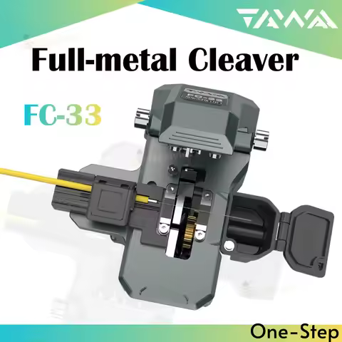 Fiber Oprtic Cleaver TAWAA FC-33 One-Step Full-Metal Fiber Optic Cleaver Typical Cleaving Angle＜0.5 