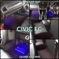(ฟรี แถม3) พรม6D CIVIC FC ซีวิค เต็มภายใน ครบชุด ตรงรุ่น