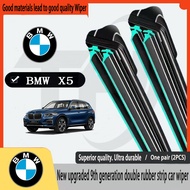 BMW X5 E70 G05 F15 F85 E53 (2000-2025) Wiper New Upgrades Car Double Rubber Strip Wiper