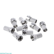 zwinz1aa 10 Pcs 75-5 F Connector Screw On Type For RG6 Satellite TV Antenna Coax Cable Tw