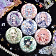 Game Genshin Impact Furina Miko Venti Tighnari Cute Cosplay Badge Brooches Cosplay Pins Fashion Acce