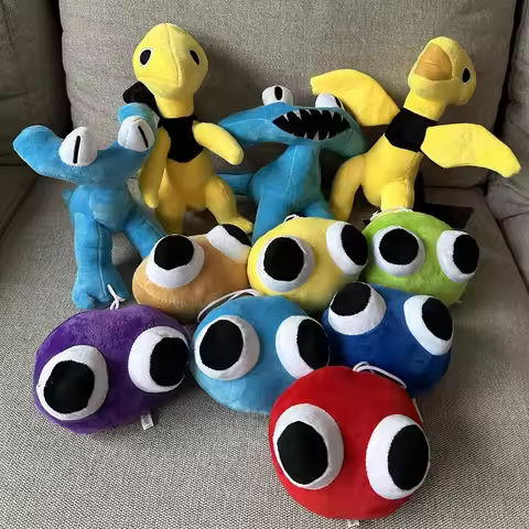 Rainbow Friends Season 2 Unbranded Roblox Cute Plush Toys Soft Colorful Cartoon Stuffed Dolls For Ki