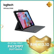 Logitech SLIM FOLIO iPad Keyboard Case 10.2 Inch, 7th 8th &amp; 9th Generation, Bluetooth, with Integrated Wireless Keyboard