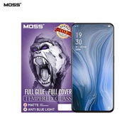 Oppo Reno / 2 / 2F / 3 / 3 Pro / 4 / 10X Zoom MOSS 111D Full Cover Matte Anti Blue Light Tempered Gl