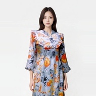 Midi dress terbaru 2025 | Dress rayon premium | Midi rayon | Midi motif bunga | Midi dress viral | M