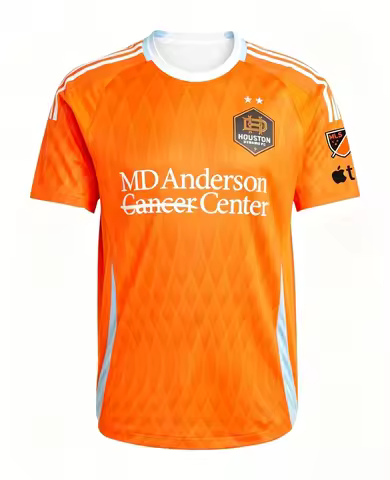26‑27 Houston Dynamo Home Soccer Jersey Men Short Sleeve Quick Dry Football Fan Version Training Tee