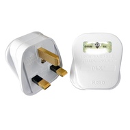 DLX 13A SIRIM White Plug Top / Fused Plug