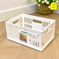 Multipurpose Basket White Square Keyway Brand Model DT-21 Size 19.5 x 28 x 13.3 cm.