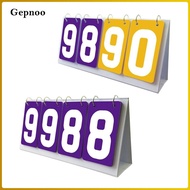 Gepnoo Table Score,  Scoreboard, 4 Digit Flip Score Board for Games, Football, Basketball, Badminton