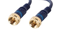 C2G Legrand High-Speed Internet Modem Cable, Blue Internet Modem Cable, Coaxial Cable 3 Feet, 1 Coun