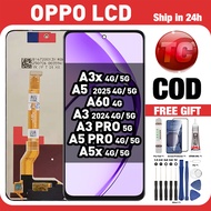 LCD OPPO A3x/ A5 2025/ A60 4G/ A3 2024/ A3 Pro 5G/ A5 Pro/ A5x Compatible For Original Glass Touch S