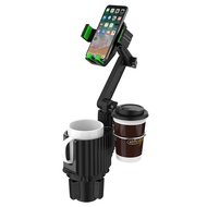 Hot Online All Purpose Car Water Cup Drink Phone Stand Holder 2-In-1 Car Drink Bottle Cell Phone Mount Cup Holder Adapter