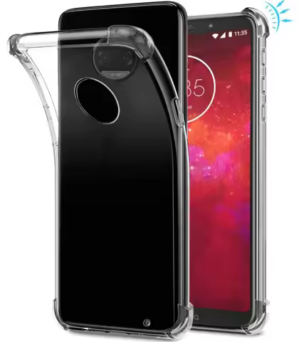 For Moto G10 G30 G60 G60S G200 Case Shockproof Armor Clear Soft TPU Back Cover for Motorola Moto Z2 