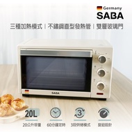 SABA 20L復古電烤箱SA-HT01