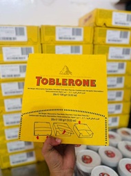 toblerone milk chocolate per box 20 pcs
