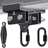 Dolibest Heavy Duty Steel Beam Hanger, Heavy Bag Mount, I Beam Heavy Bag Hanger with Spring for Boxi