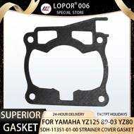 LOPOR 2 Motorcycle Engine Cylinder Base Gasket For YAMAHA YZ125 98-03 YZ80 1998 5DH-11351-01-00 YZ 1