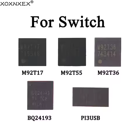 1-10pcs M92T36 M92T55 M92T17 PI3USB BQ24193 Management Charging IC Chips For Switch Console Display 