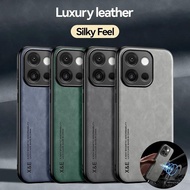 For OnePlus 13T 13S 5G PU Leather Car Magnetic Holder Silicone Cover For OnePlus 13S 13T PKX110 Buil