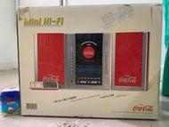 可口可樂Coca Cola 迷你收音機/CD Mini HiFi 全新未開封